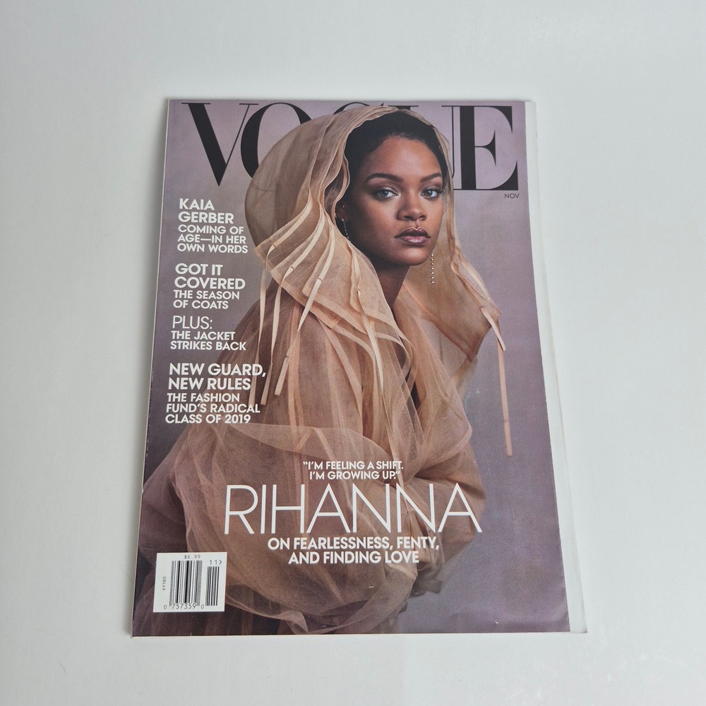 Vogue Magazine November 2019 Rihanna Cover Kaia Gerber Fashion Collectible